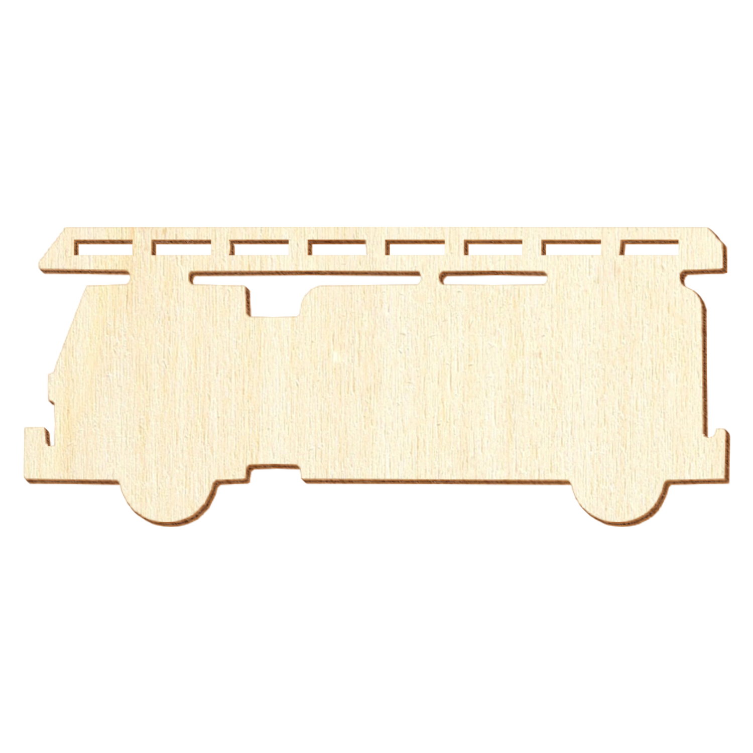 Feuerwehrauto V1 Holz Zuschnitt 3-50cm
