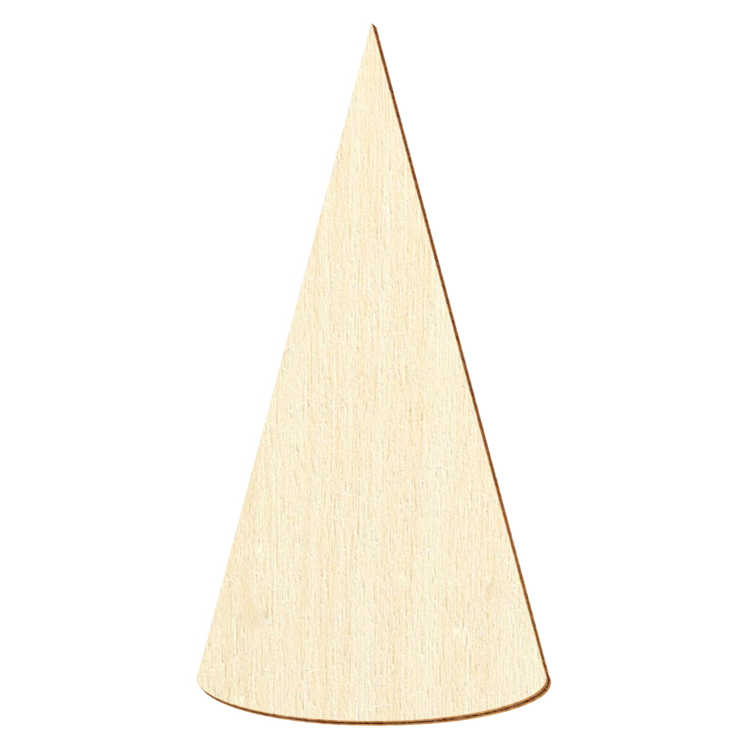 Kegel 2D Holz Zuschnitt 2-50cm