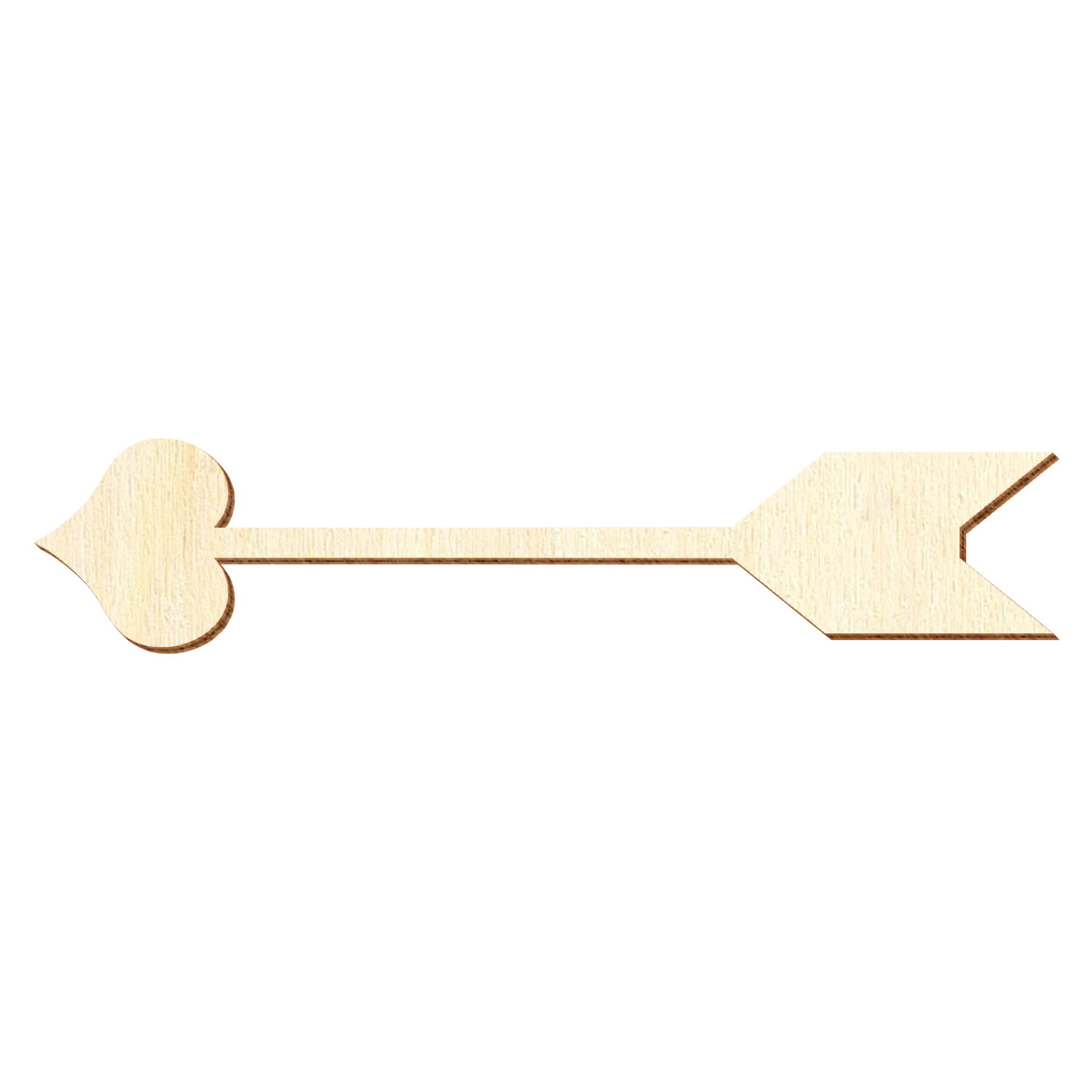 Amor's Pfeil aus Holz Zuschnitt 5-50cm