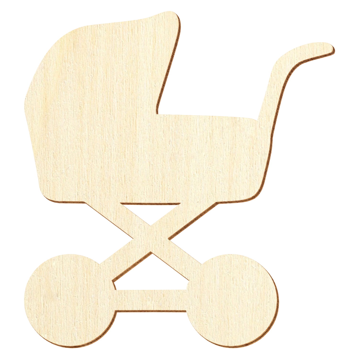 Kinderwagen Holz Zuschnitt 5-50cm