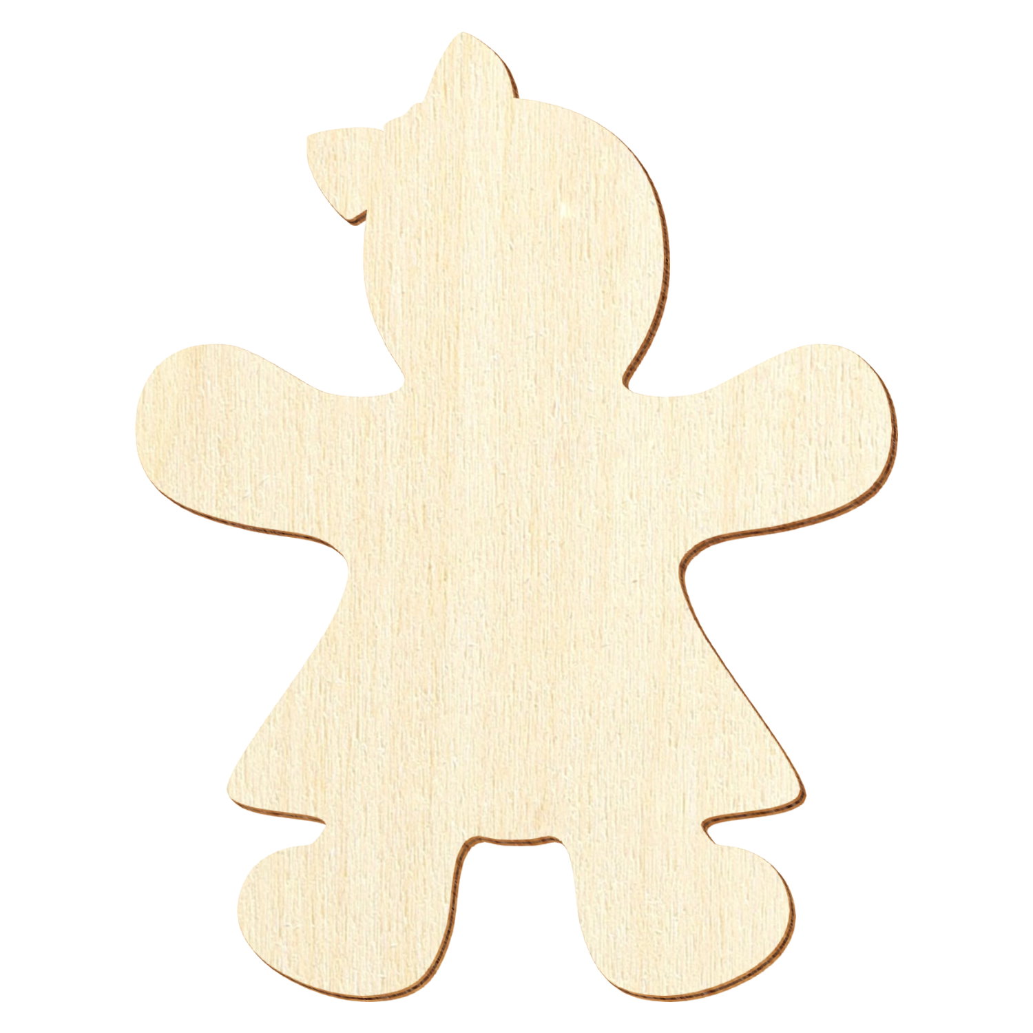 Lebkuchenfrau Holz Zuschnitt 3-50cm