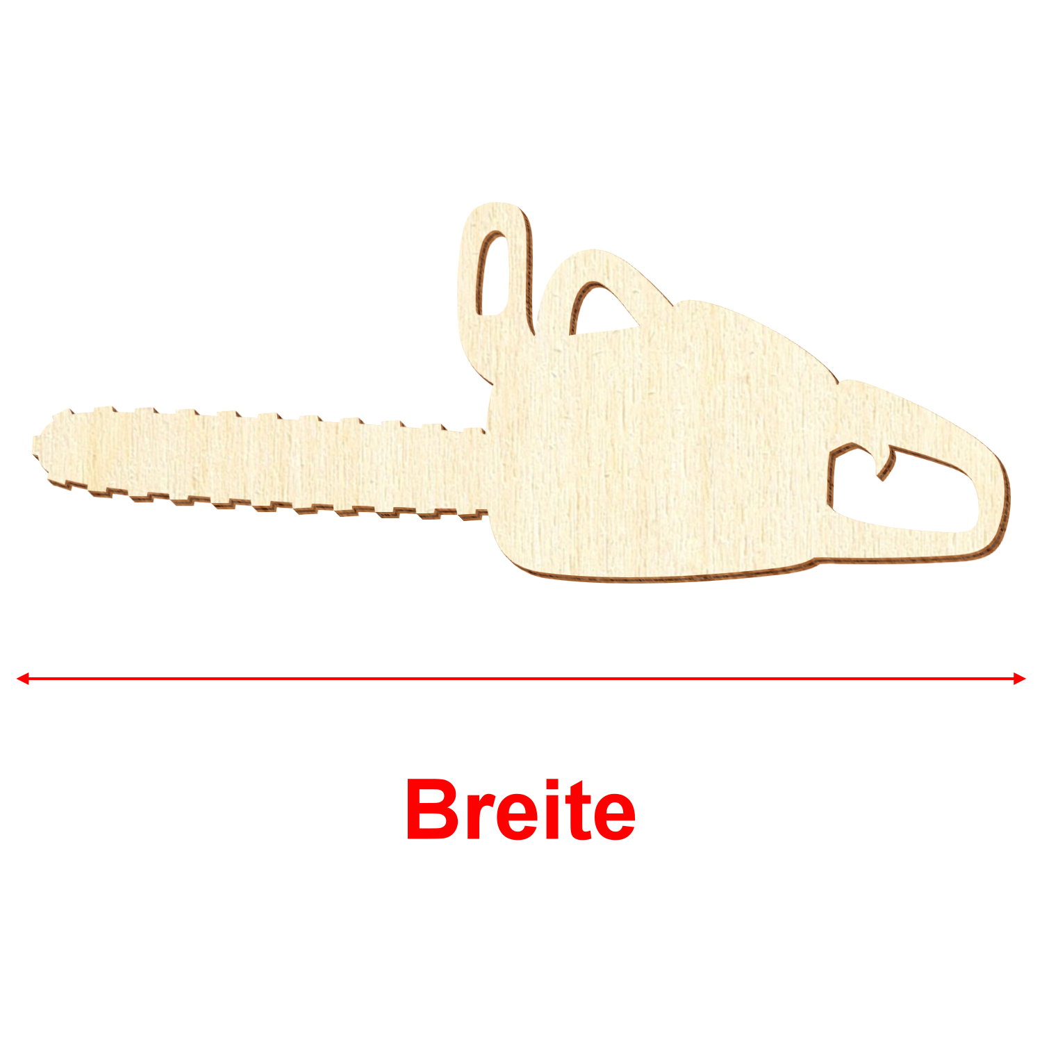 Kettensäge Holz Zuschnitt 5-50cm - Größe