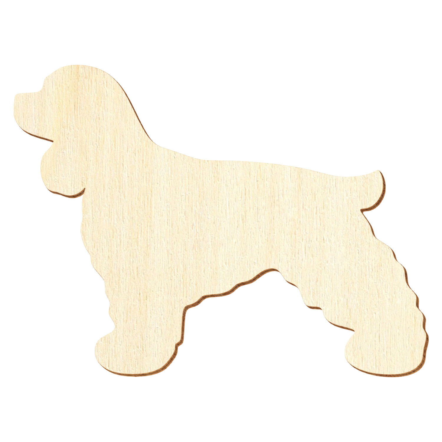 Cocker Spaniel Holz Zuschnitt 3-50cm