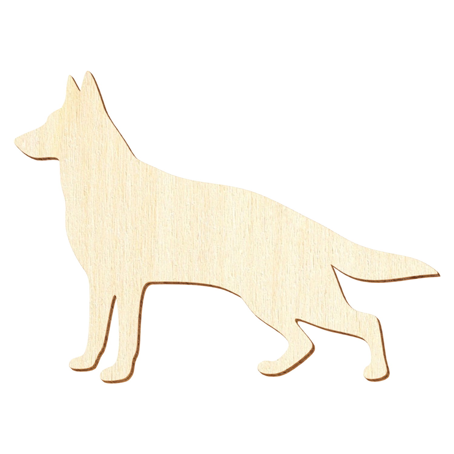 Deutscher Schäferhund Holz Zuschnitt 3-50cm