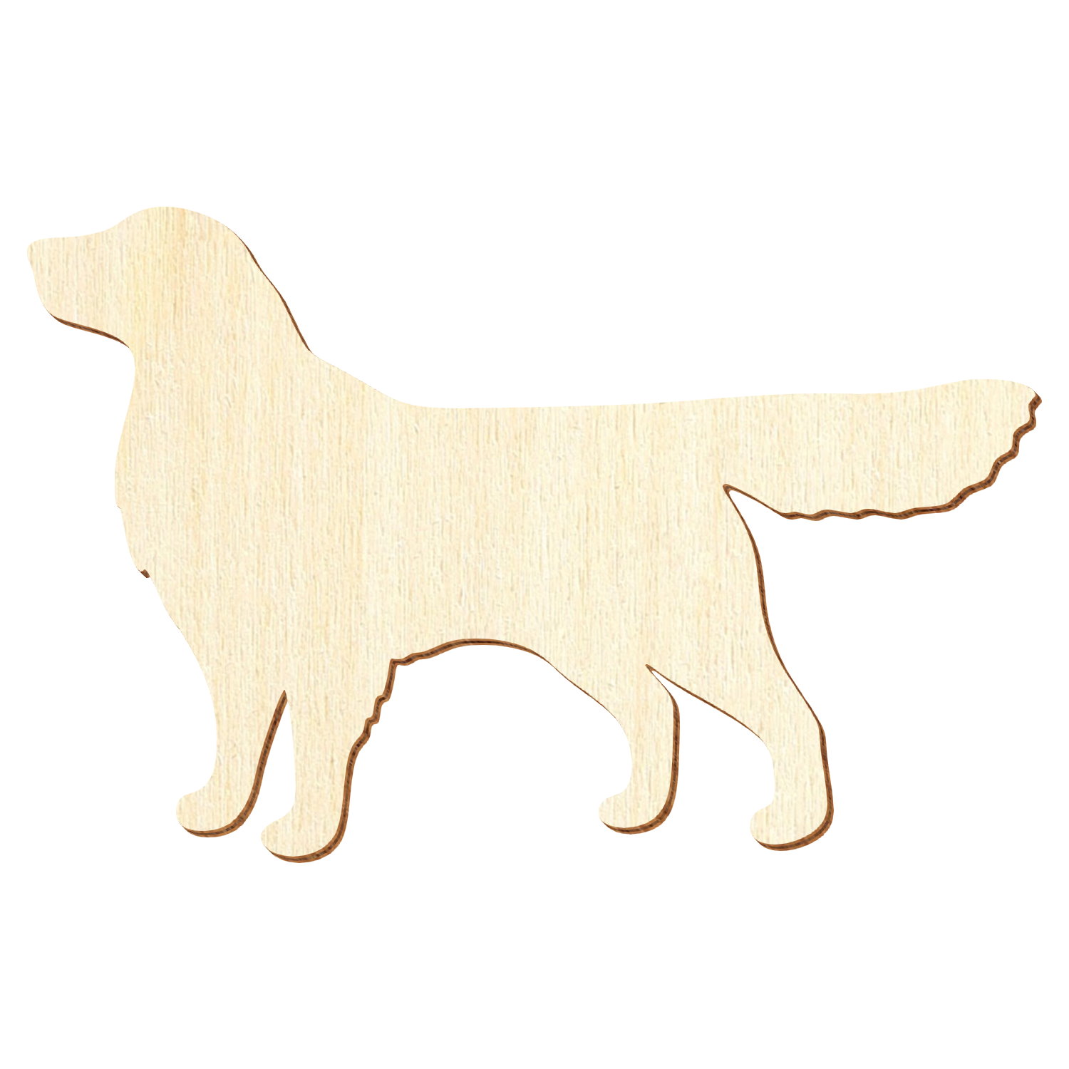 Golden Retriever Holz Zuschnitt 3-50cm