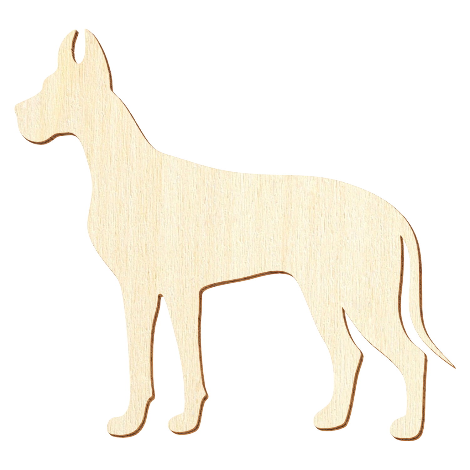 Deutsche Dogge aus Holz Zuschnitt 3-50cm