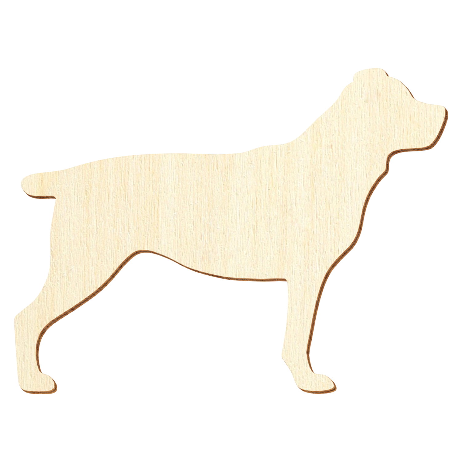 Rottweiler Holz Zuschnitt 3-50cm