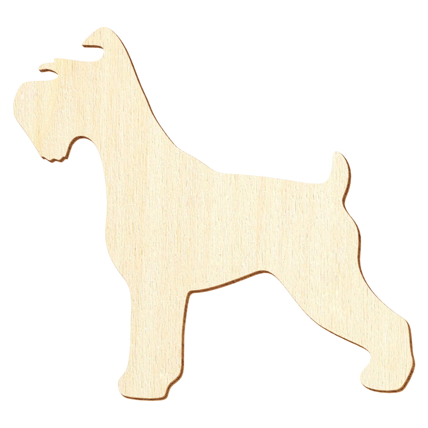 Schnauzer Holz Zuschnitt 3-50cm