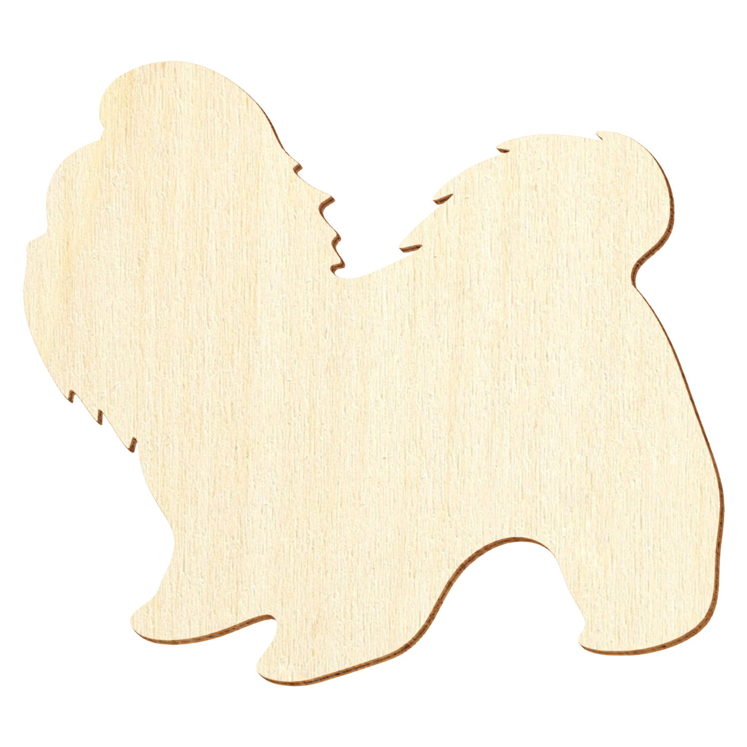Shih Tzu Hund Holz Zuschnitt 3-50cm