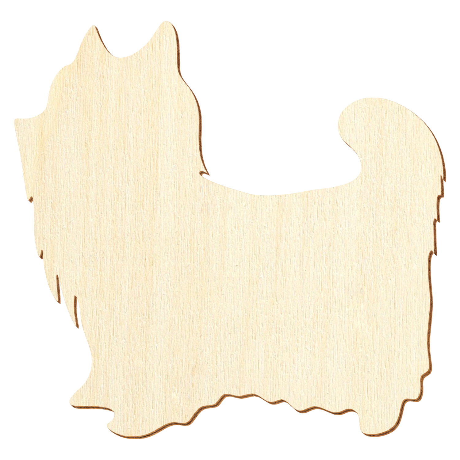 Yorkshire Terrier Holz Zuschnitt 3-50cm