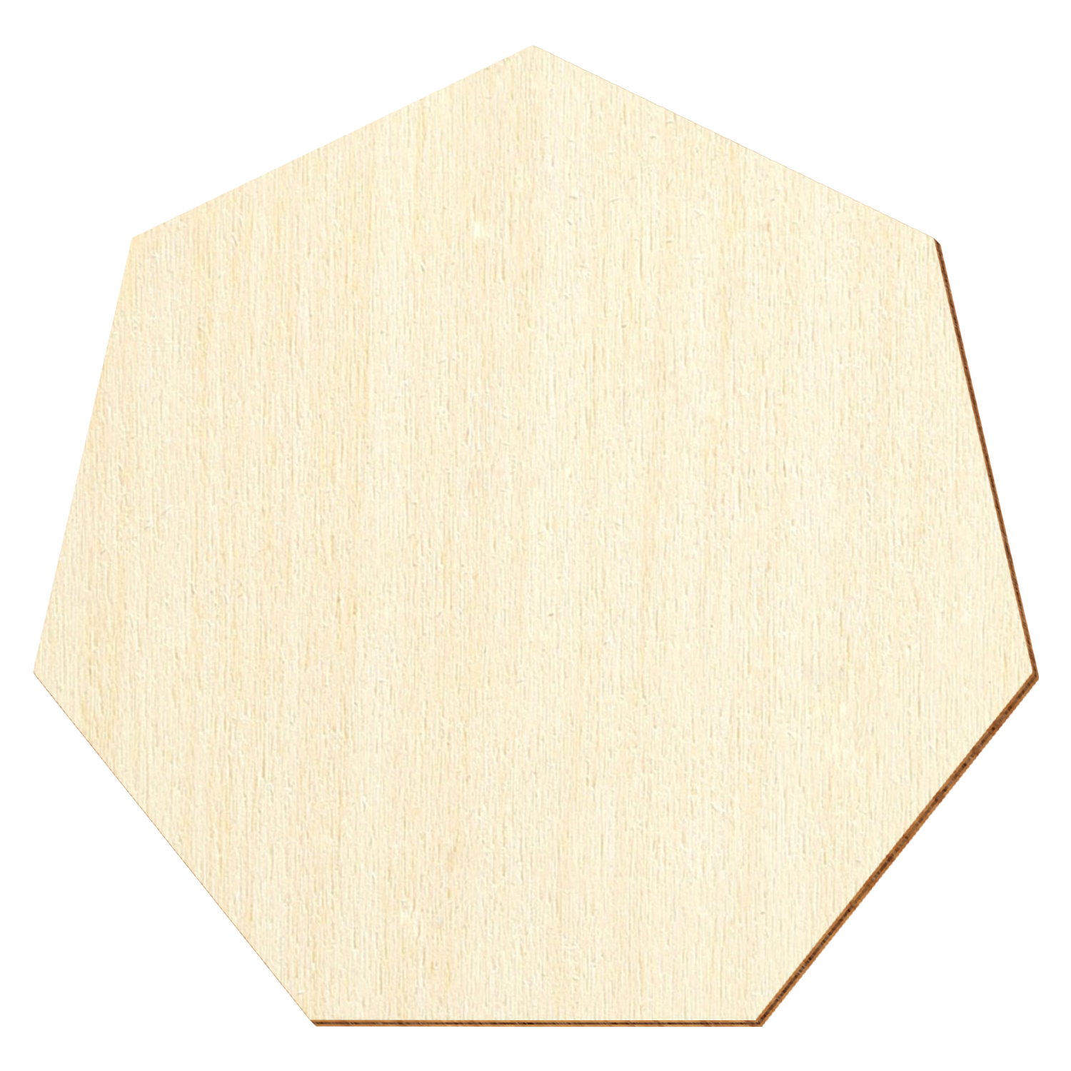 Heptagon Siebeneck Holz Zuschnitt 3-50cm
