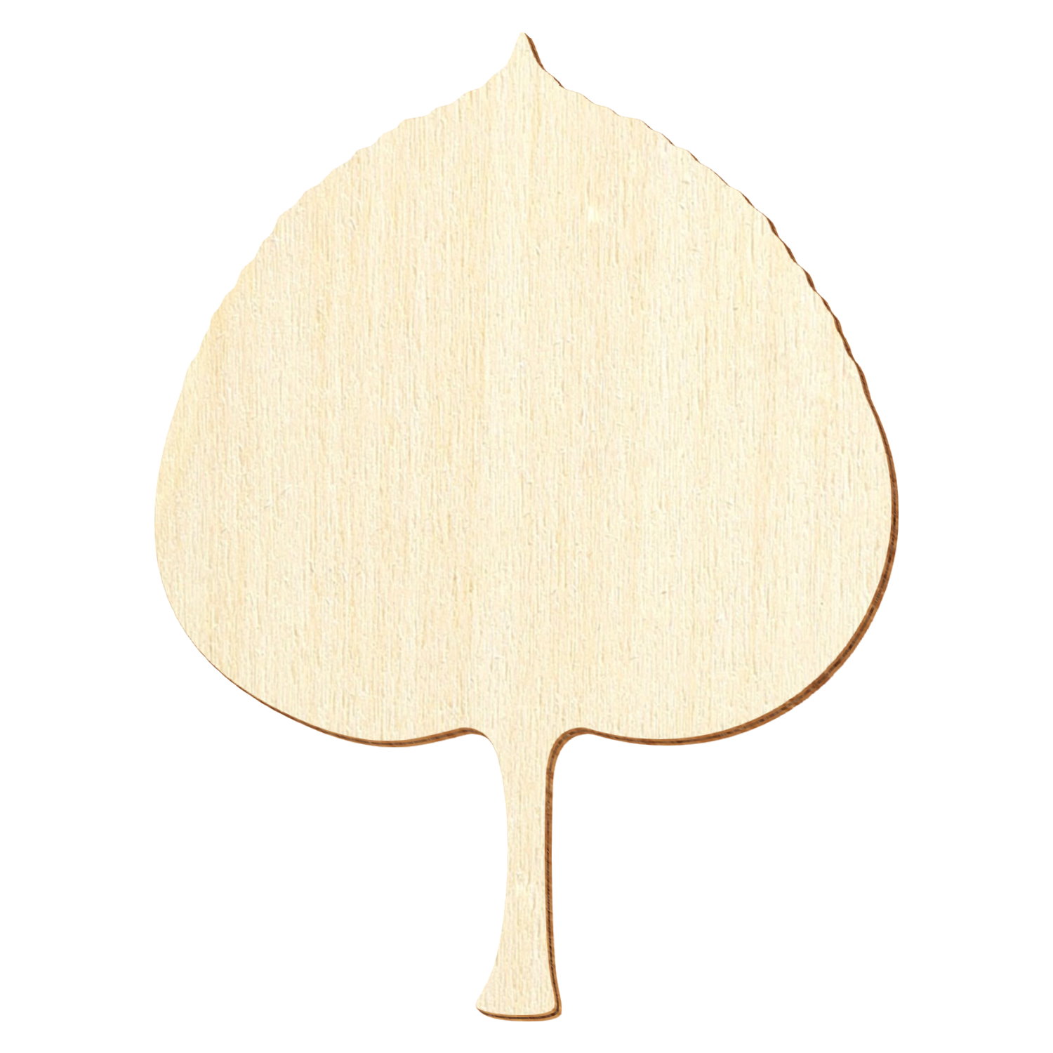 Espenblatt Holz Zuschnitt 3-50cm