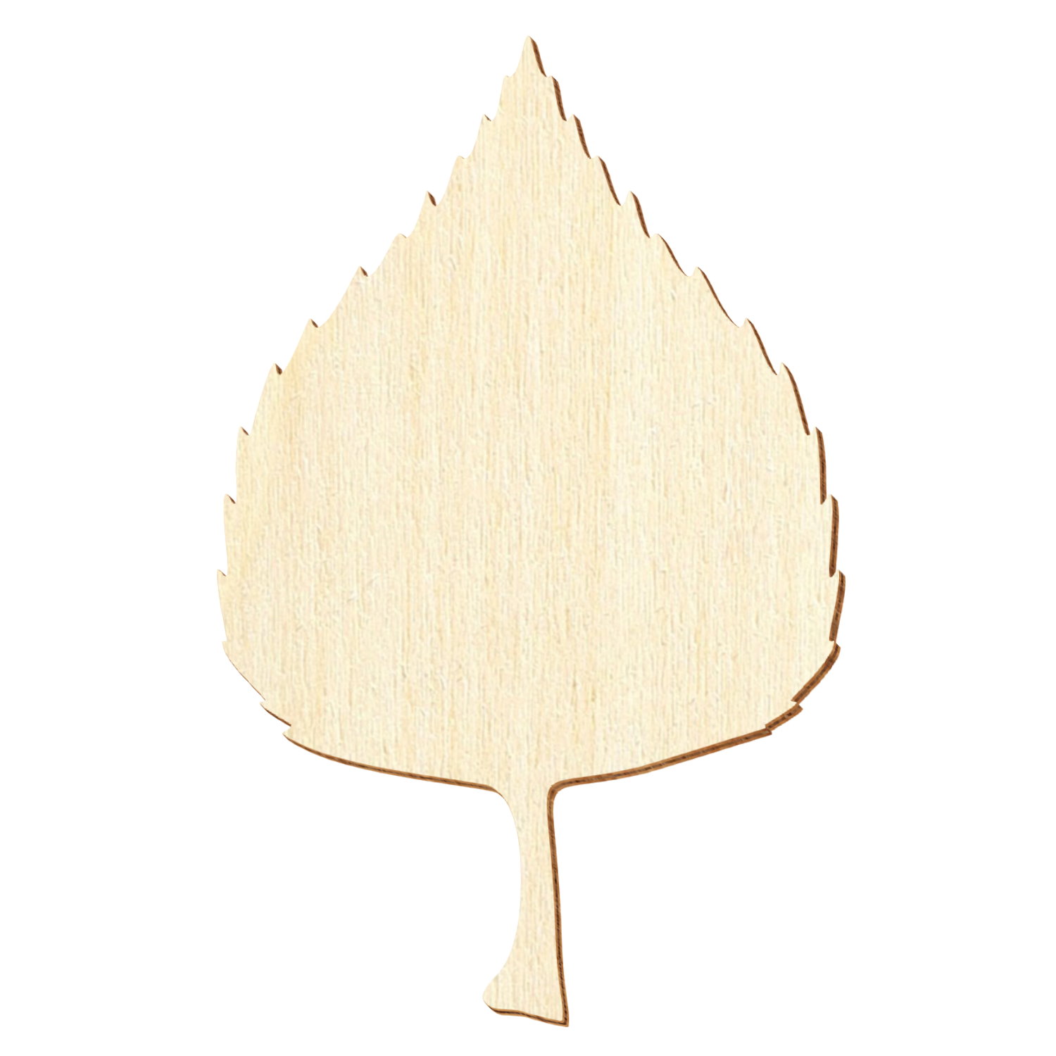 Birkenblatt Holz Zuschnitt 3-50cm