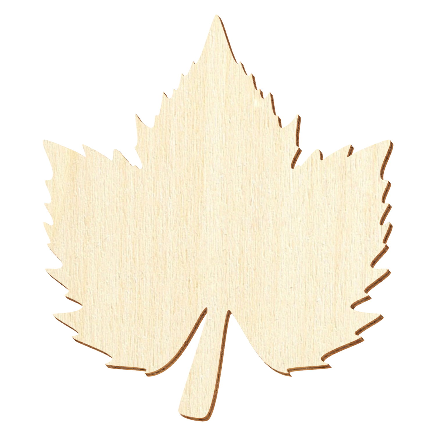 Weinblatt Holz Zuschnitt 3-50cm