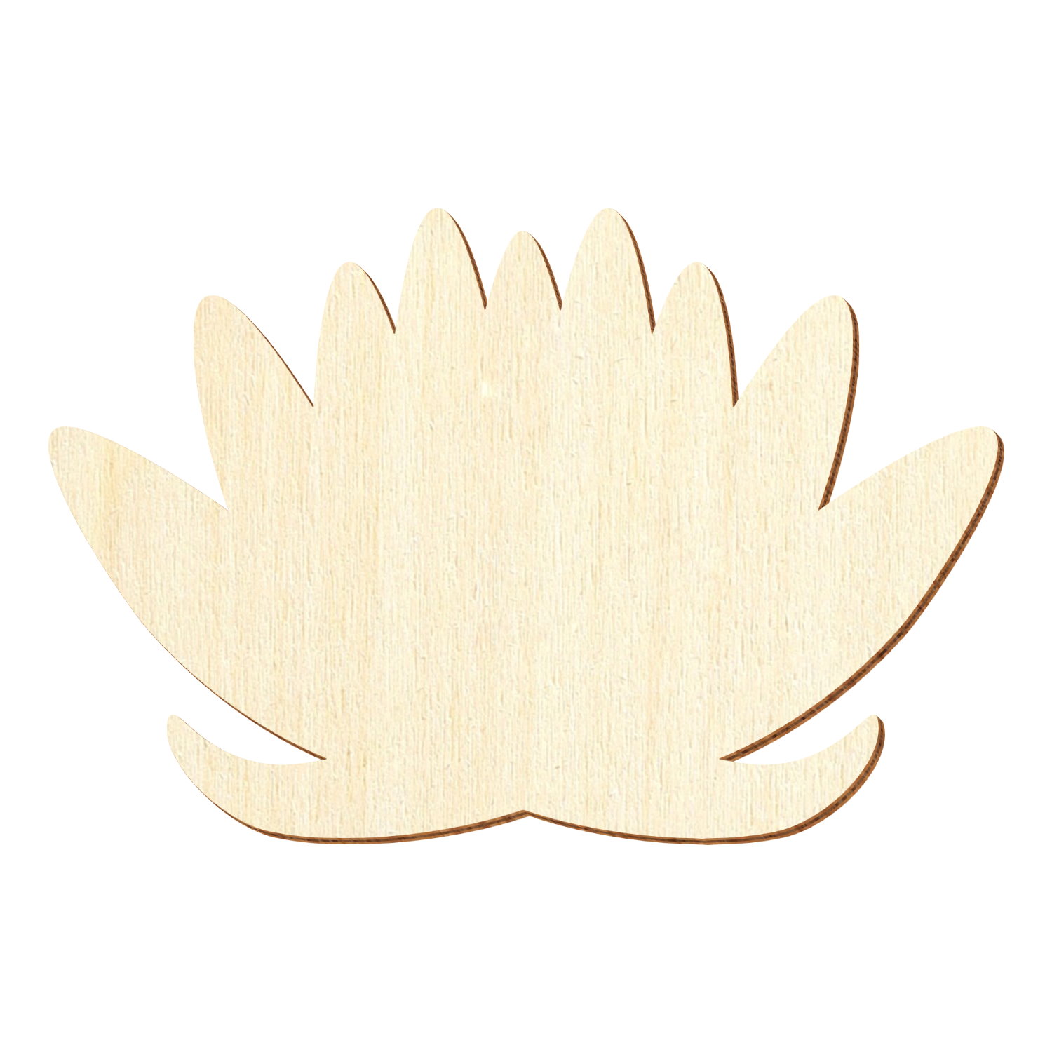 Lotusblüte Holz Zuschnitt 3-50cm