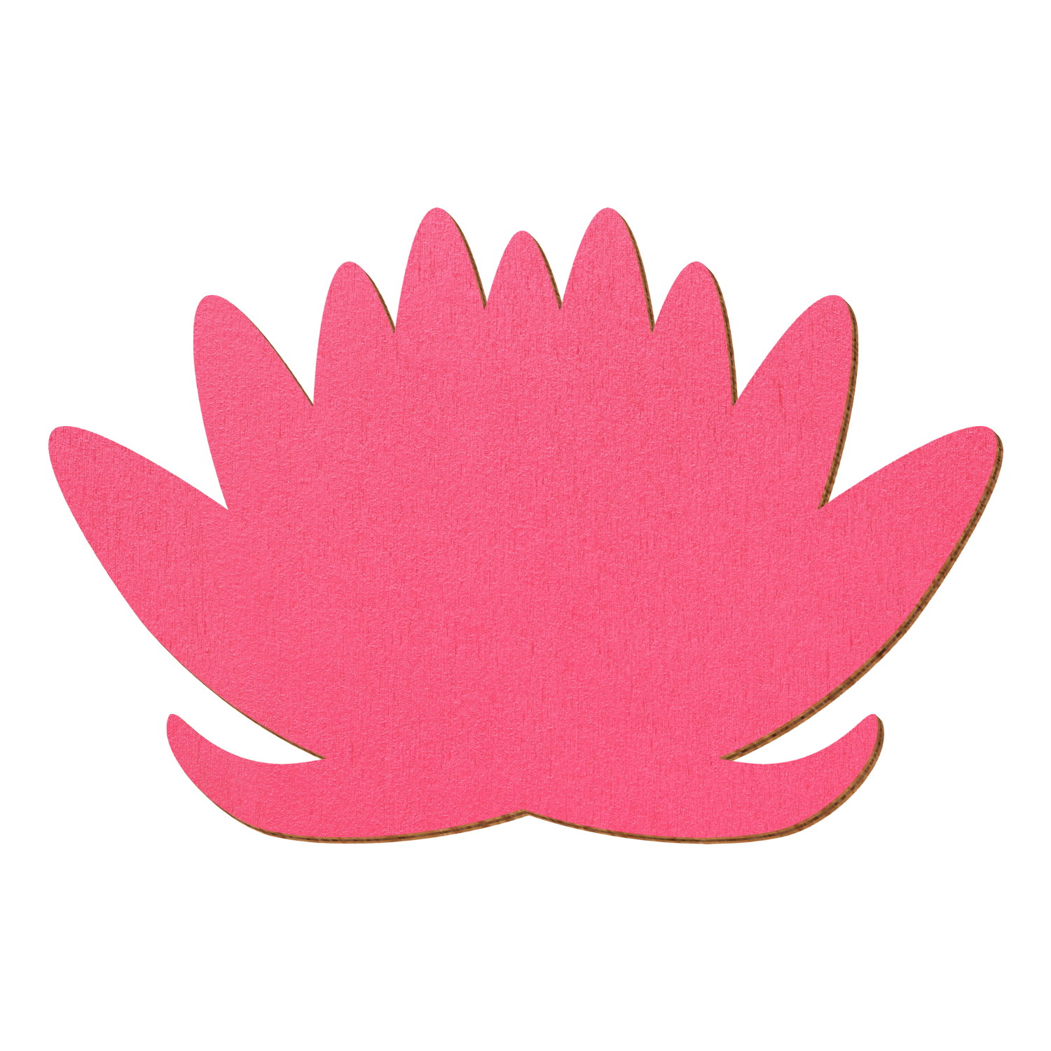Lotusblüte Pink Holz Zuschnitt 3-50cm