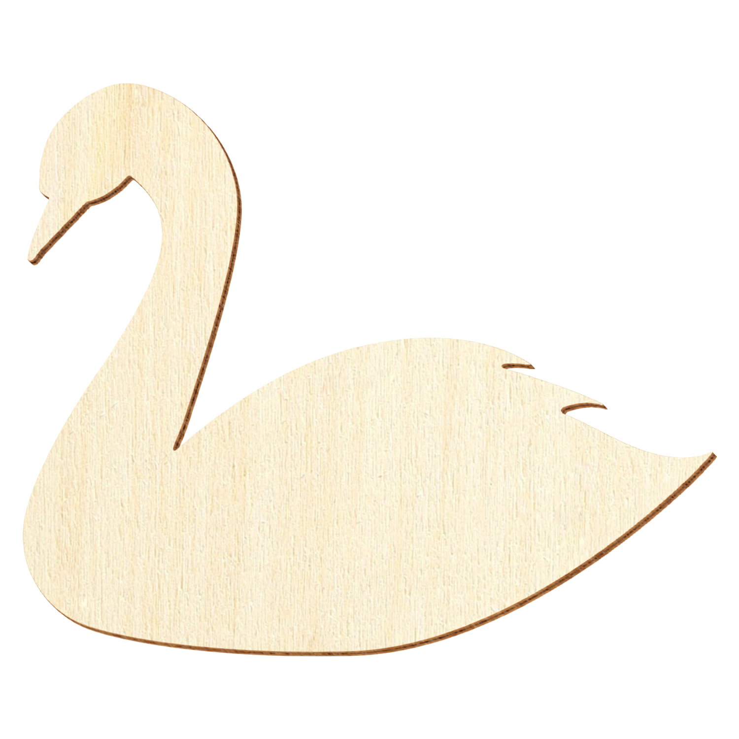 Schwan Holz Zuschnitt 3-50cm