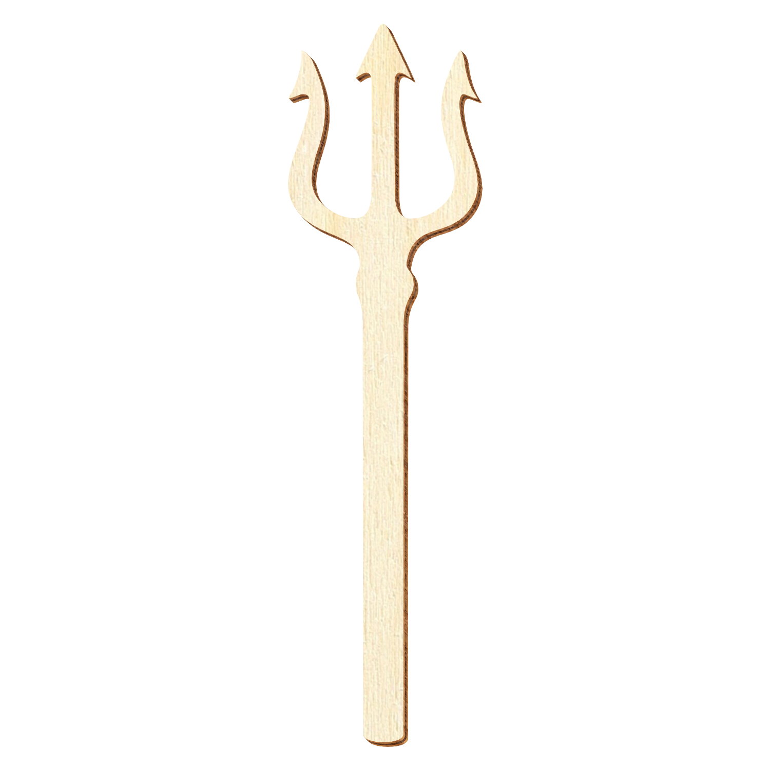 Dreizack Holz Zuschnitt 5-50cm