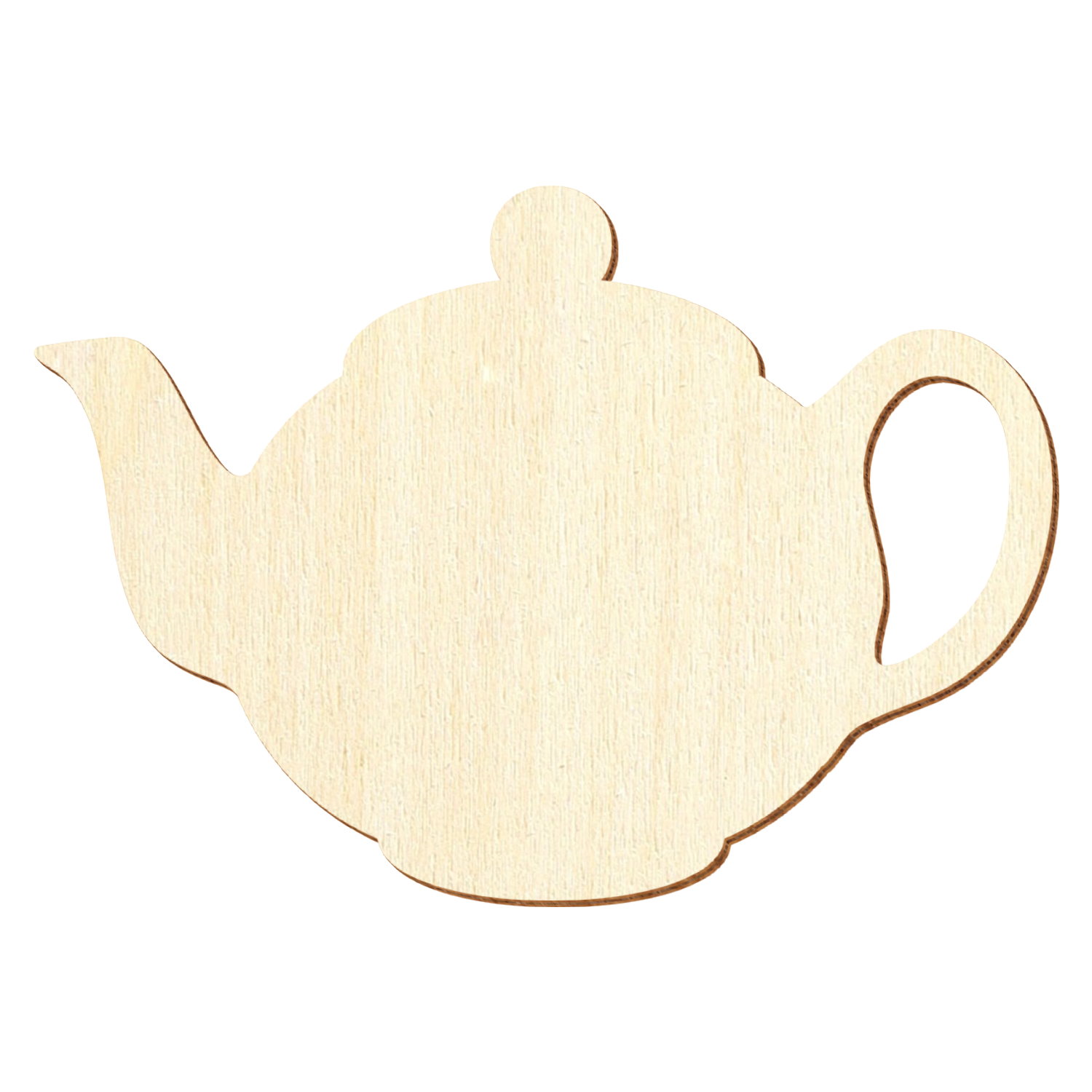 Teekanne Holz Zuschnitt 3-50cm