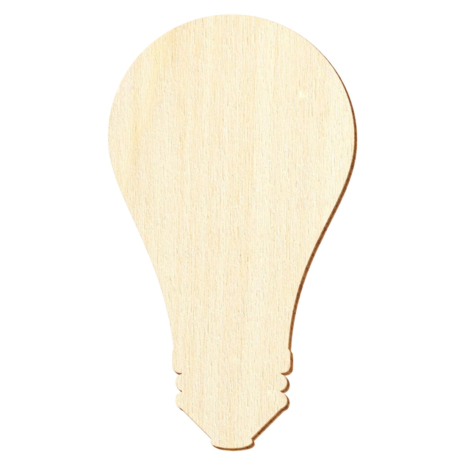 Glühbirne Holz Zuschnitt 3-50cm