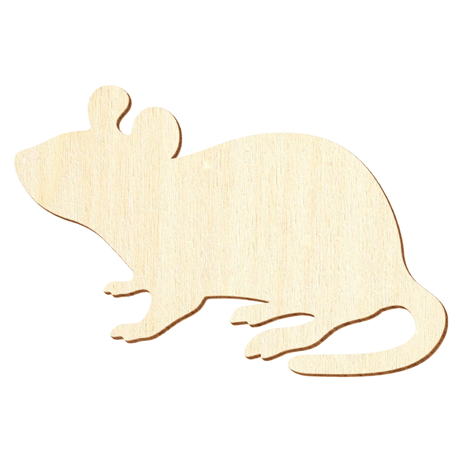Maus V1 Holz Zuschnitt 3-50cm