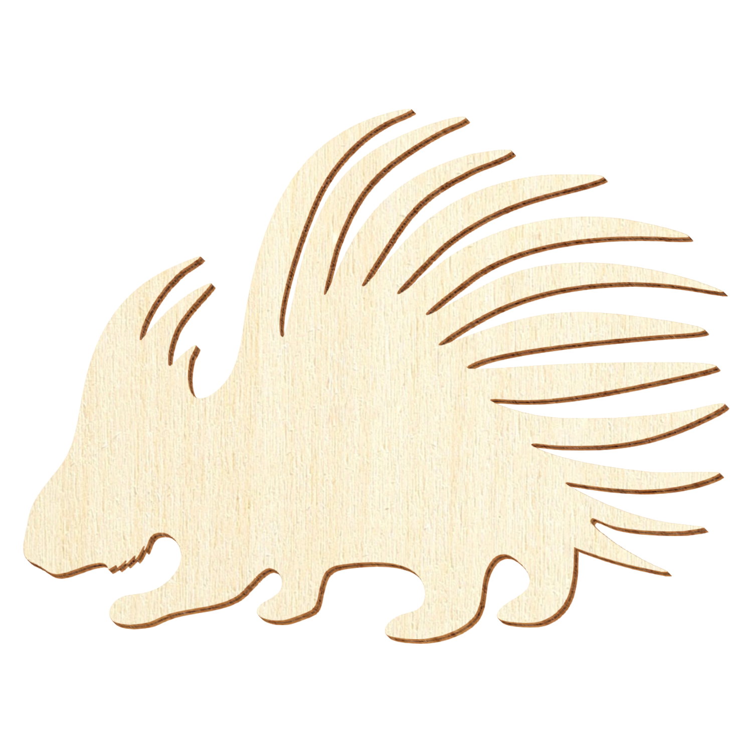 Stachelschwein Holz Zuschnitt 5-50cm