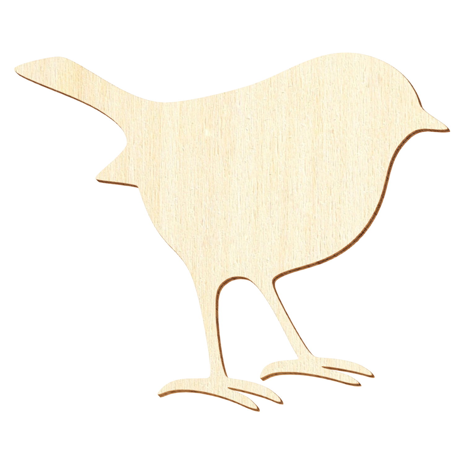 Rotkehlchen Holz Zuschnitt 3-50cm