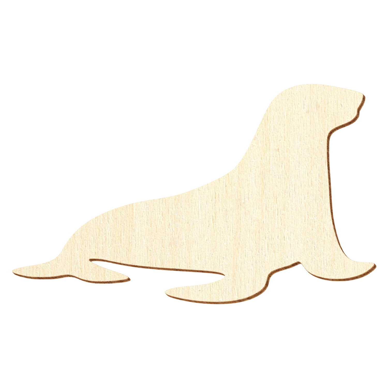 Seelöwe Holz Zuschnitt 3-50cm