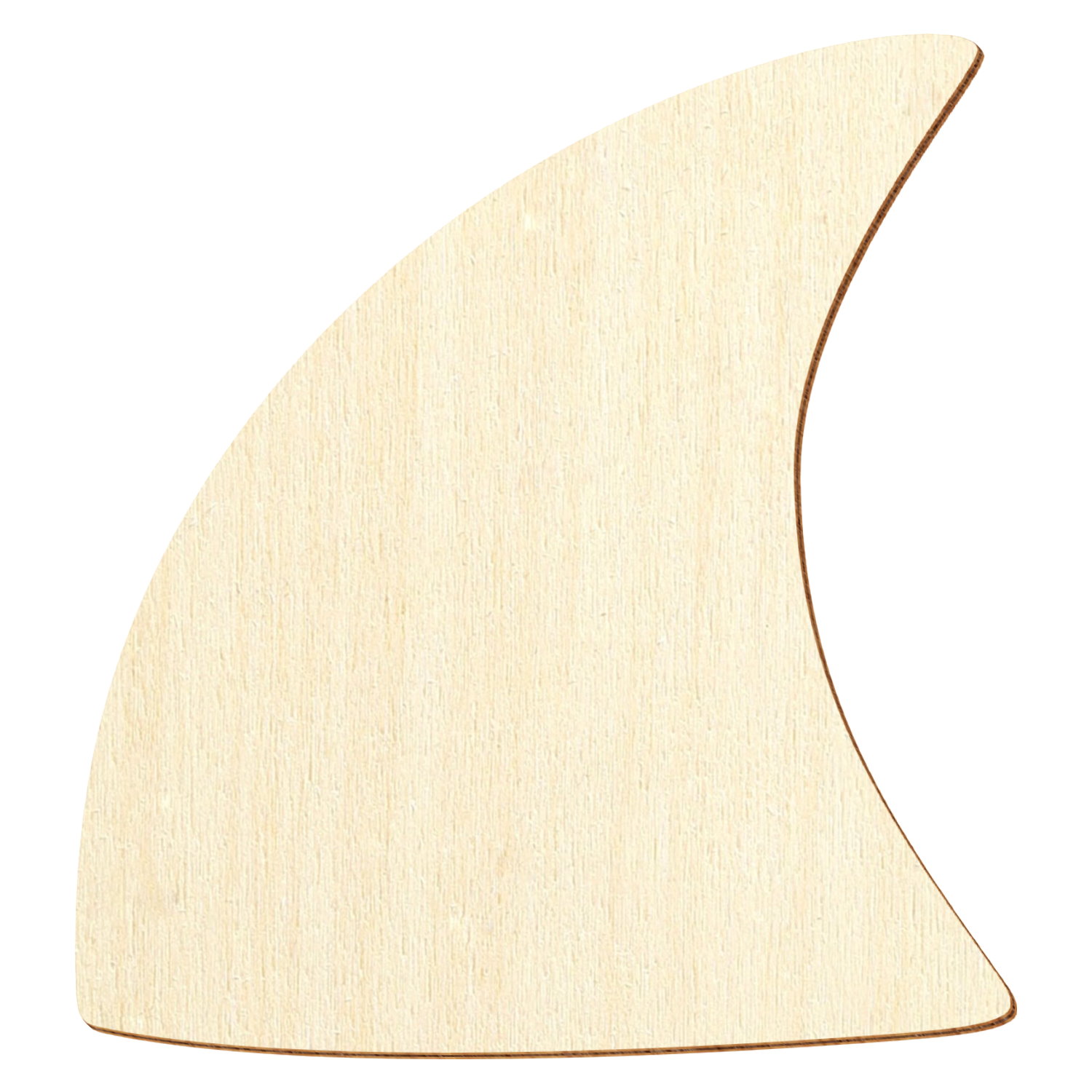 Haifischflosse Holz Zuschnitt 3-50cm