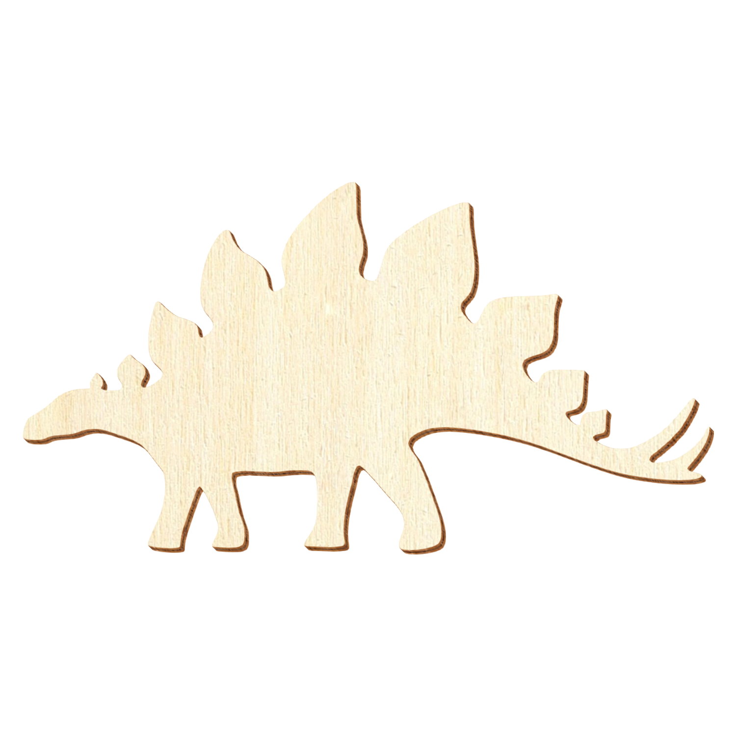 Stegosaurus Holz Zuschnitt 5-50cm