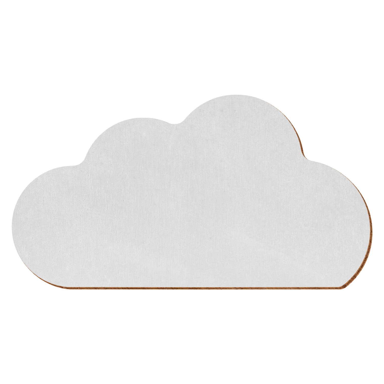 Wolke V2 Silbern Holz Zuschnitt 3-50cm