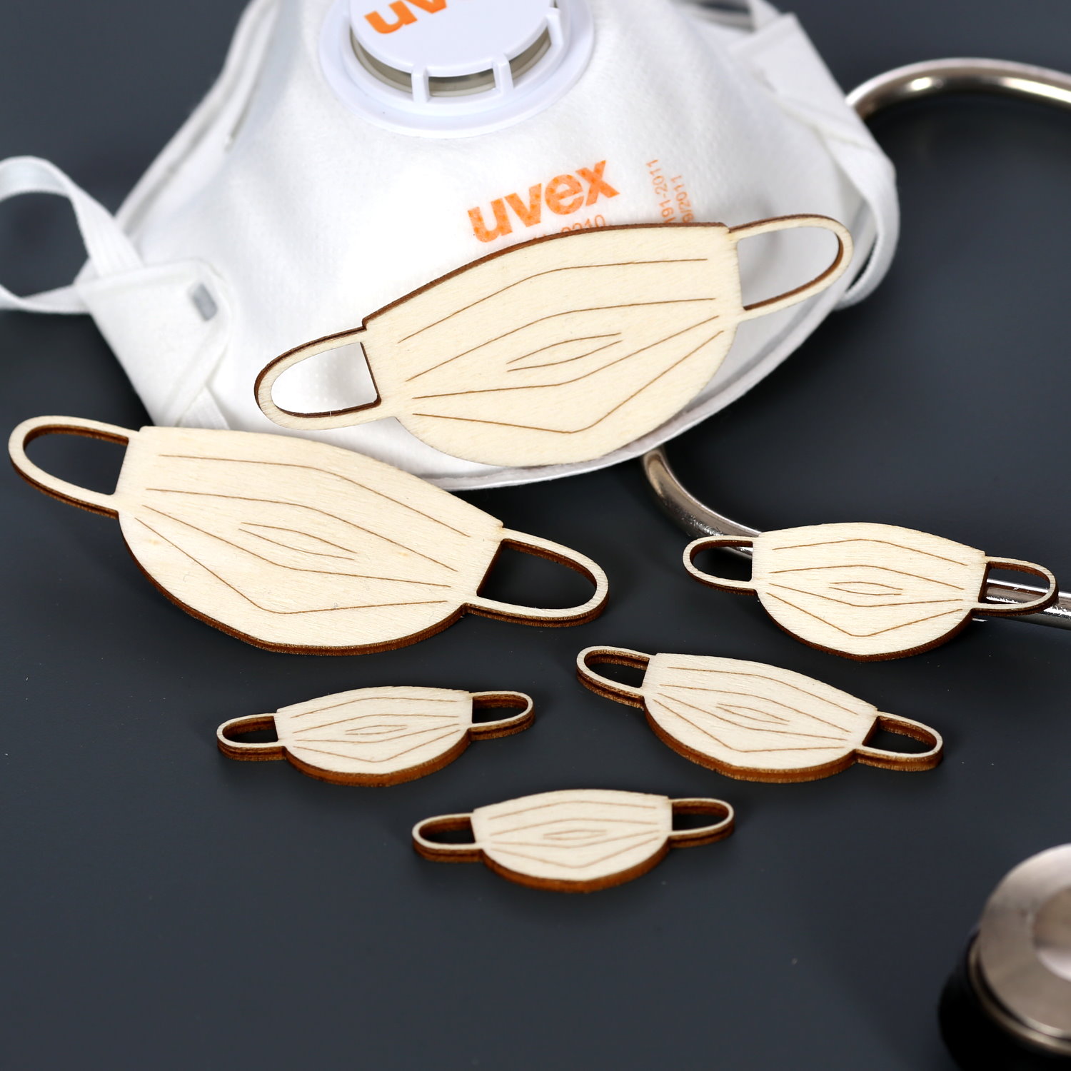 Mundschutz V2 Holz Zuschnitt 5-50cm