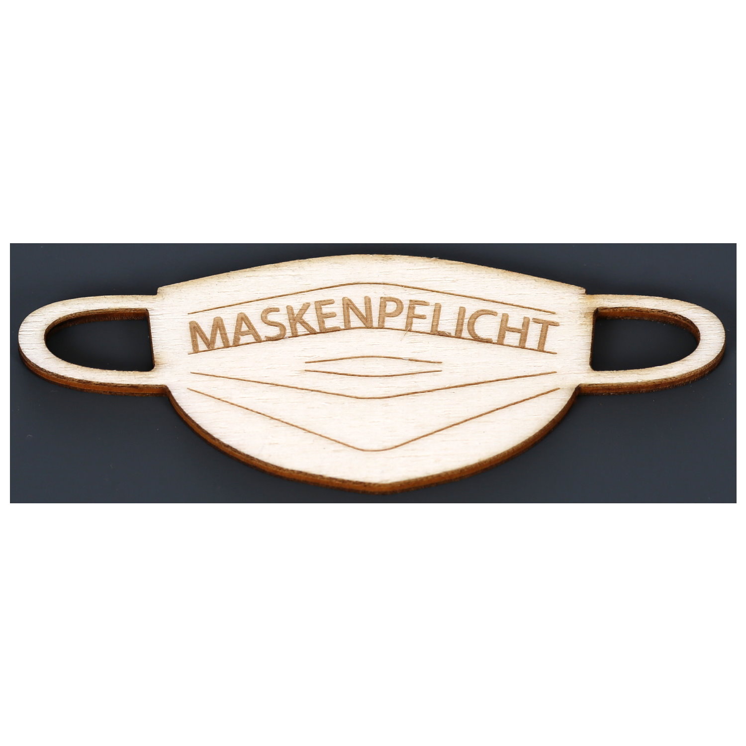 Mundschutz V2 mit Gravur Holz Zuschnitt 5-50cm