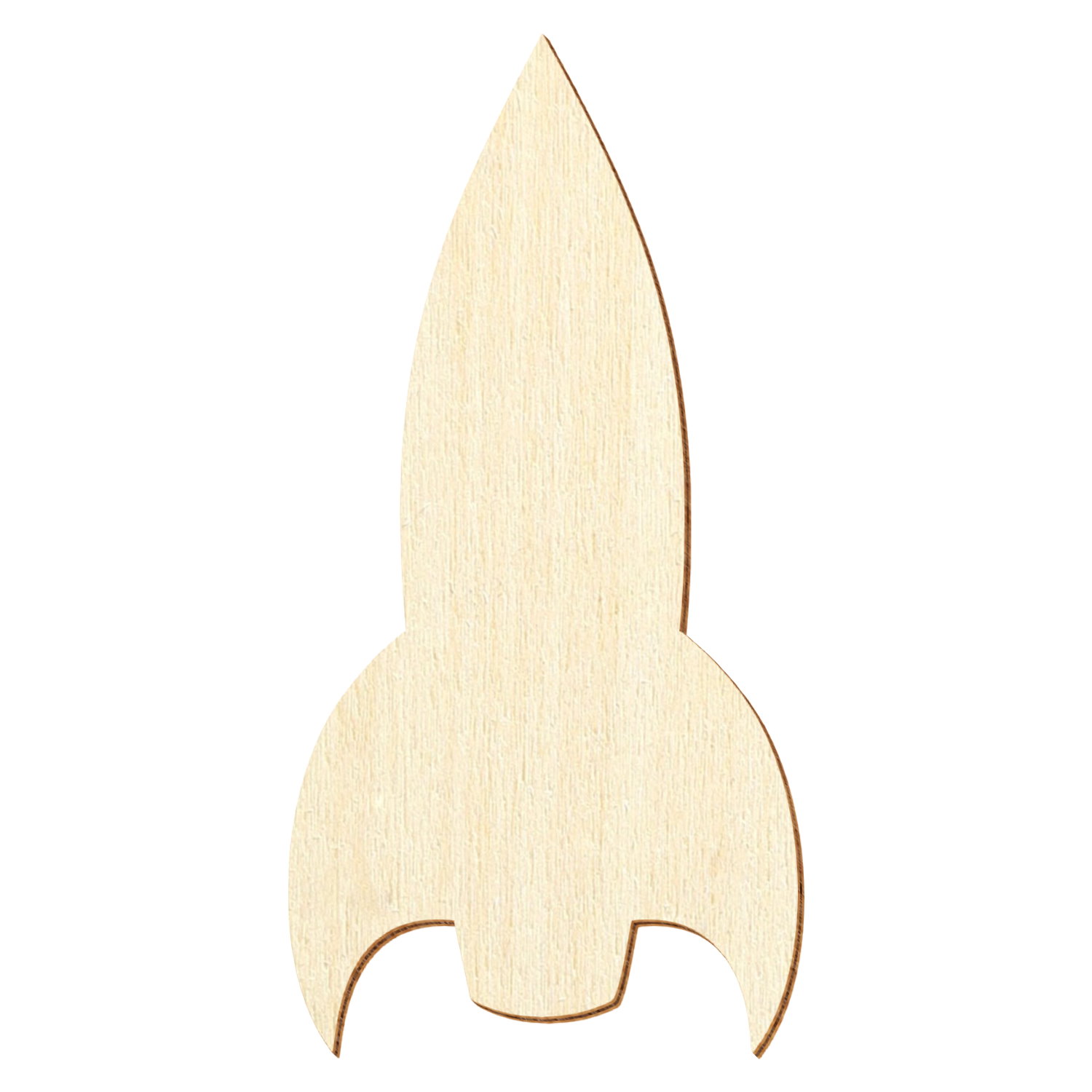 Rakete Holz Zuschnitt 3-50cm