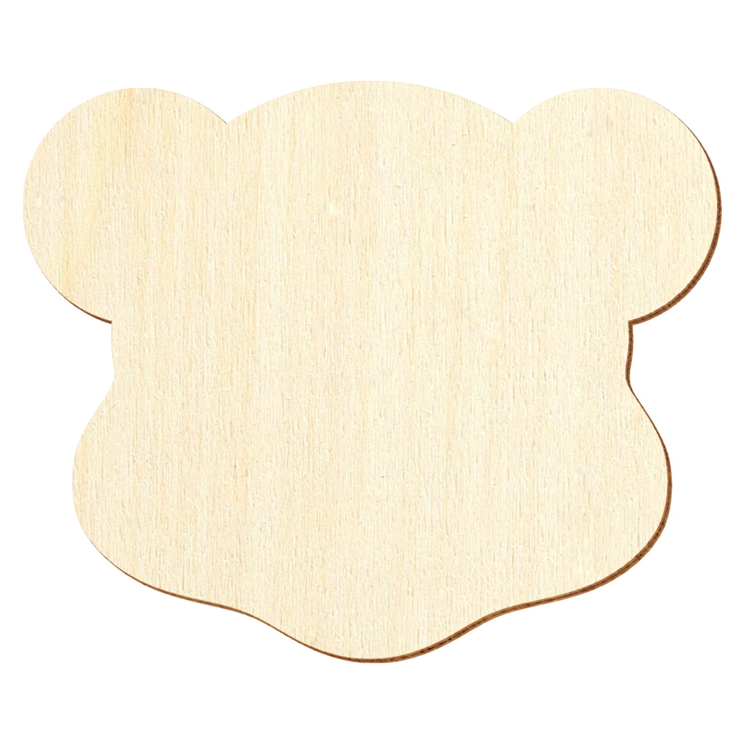 Teddybärkopf Holz Zuschnitt 3-50cm