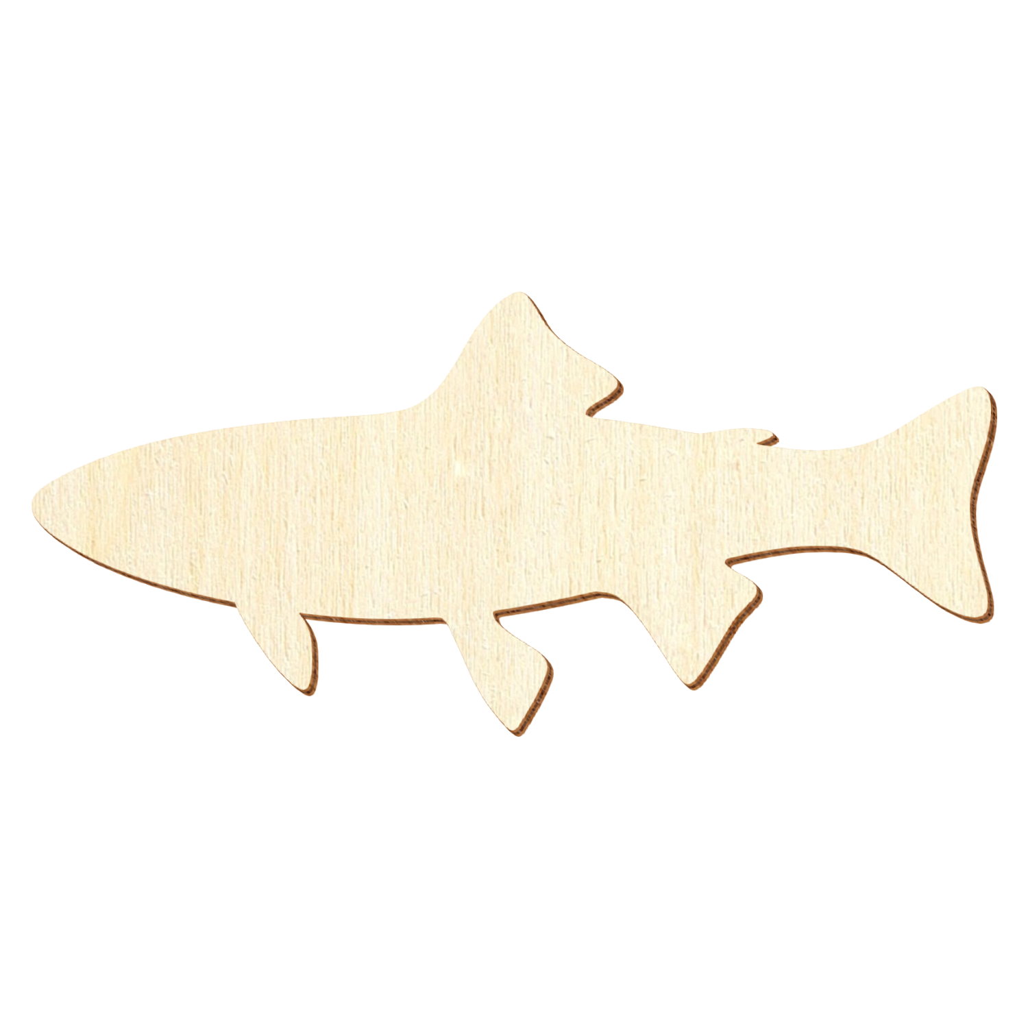 Forelle Holz Zuschnitt 3-50cm