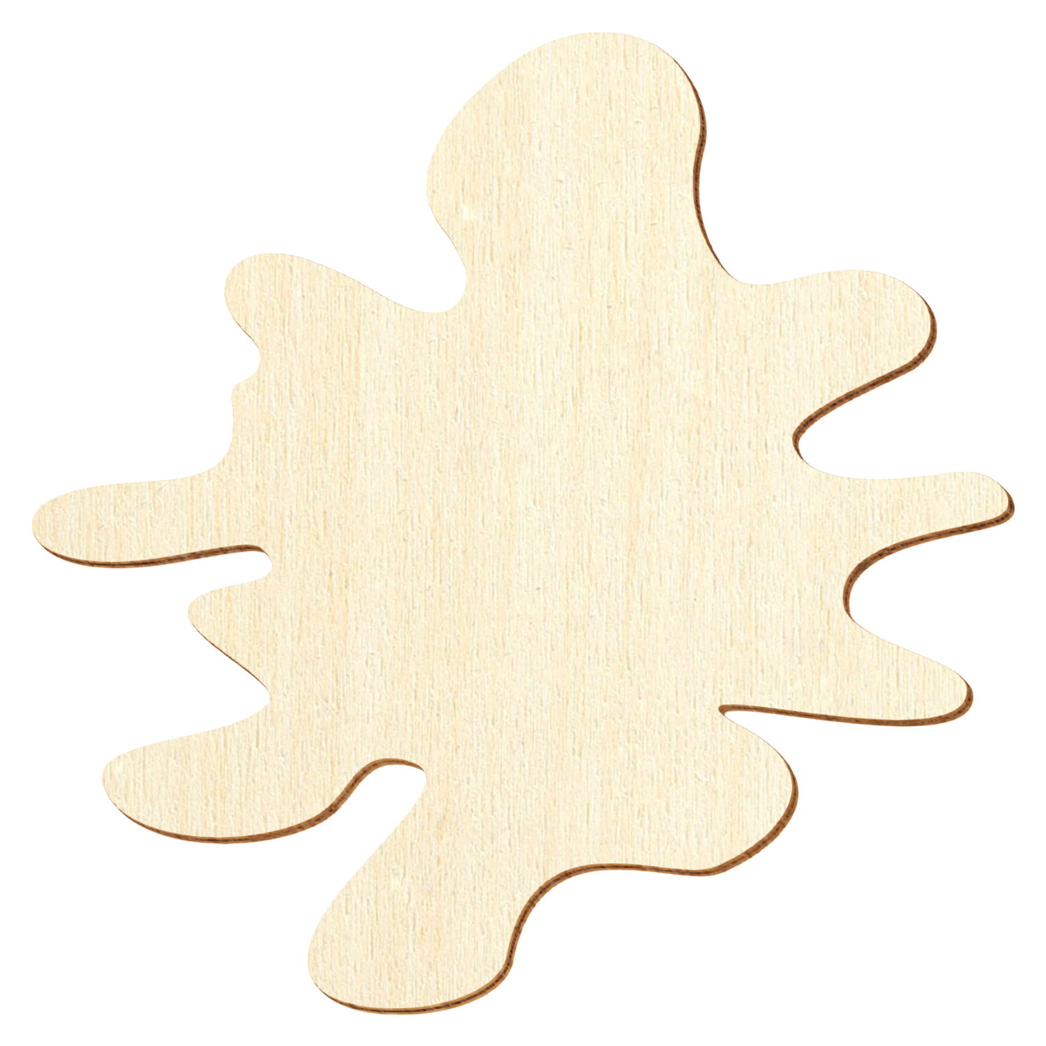 Farbklecks Holz Zuschnitt 3-50cm
