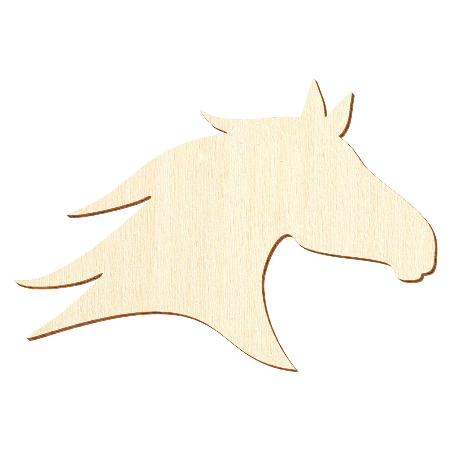 Pferdekopf Holz Zuschnitt 3-50cm