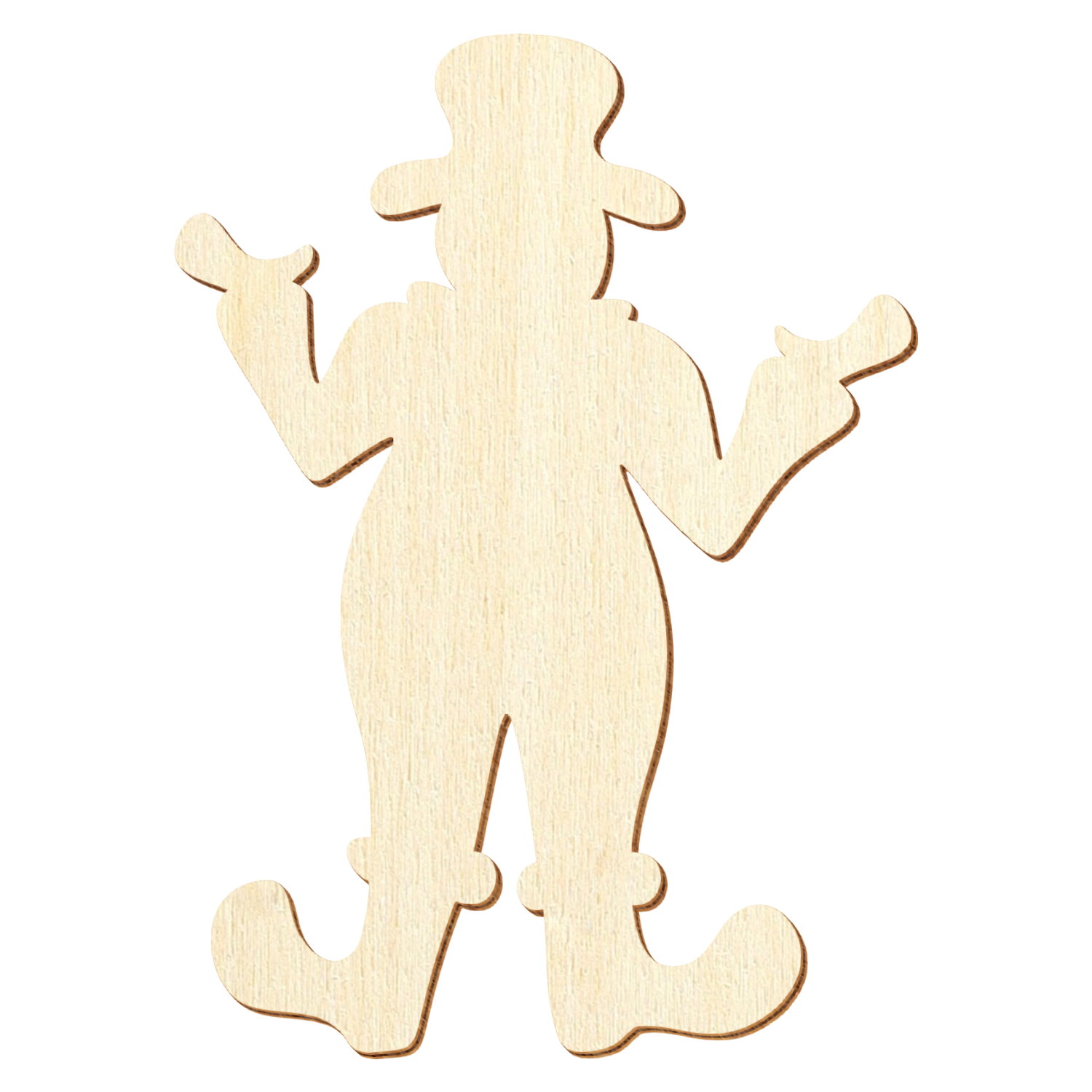 Clown Holz Zuschnitt 3-50cm
