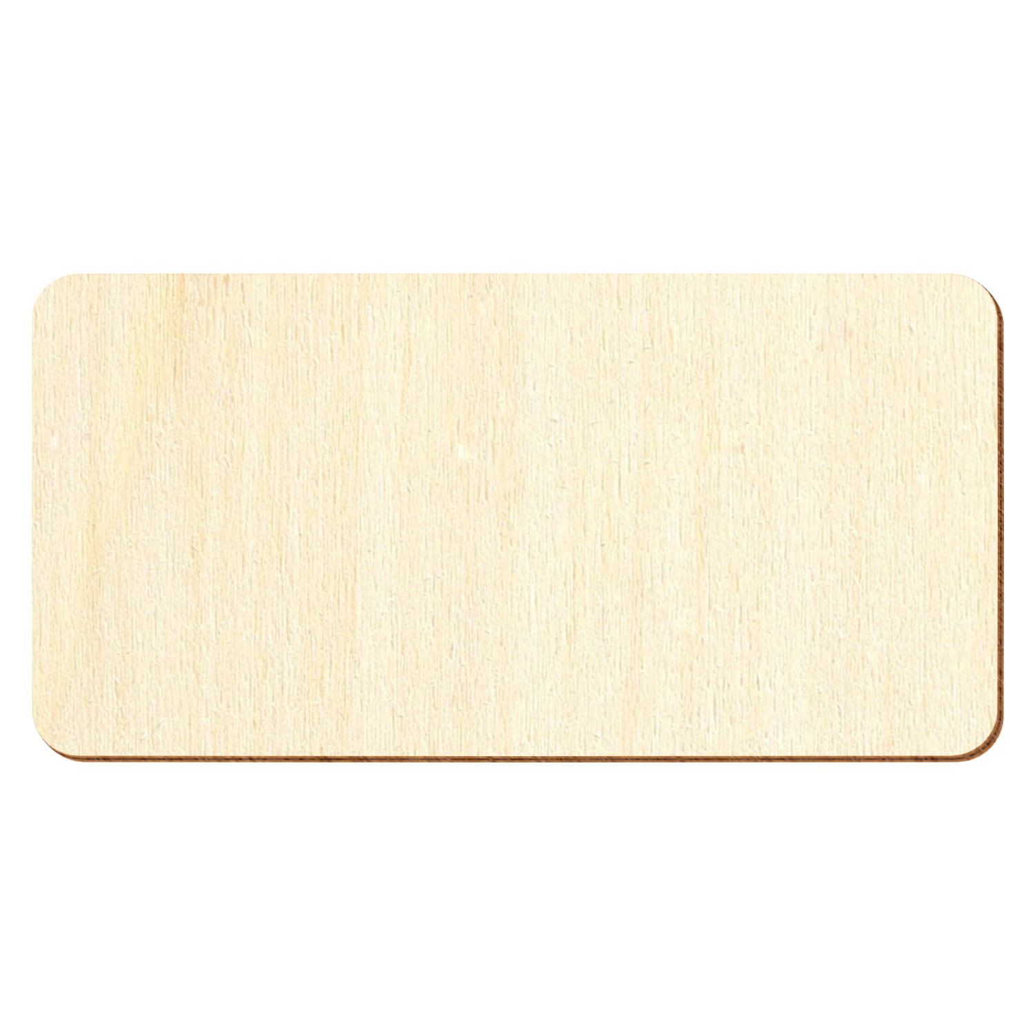 Rechtecke abgerundet Holz Zuschnitt 2-50cm