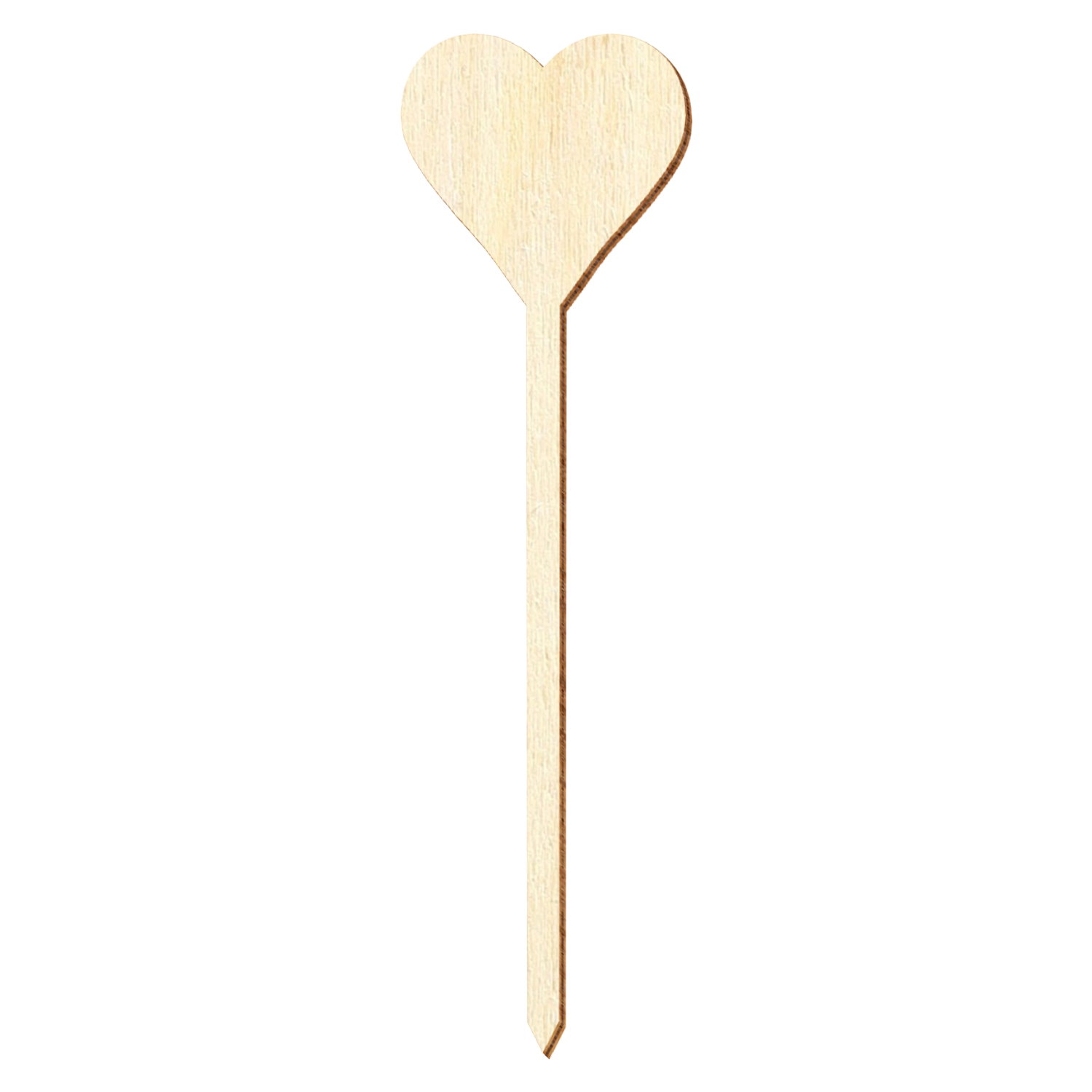 Herz Holz Blumenstecker 10-50cm