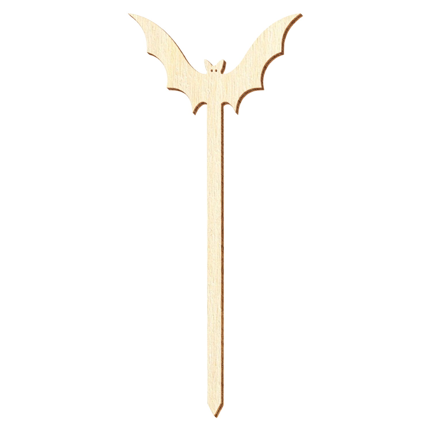 Fledermaus Holz Blumenstecker 10-50cm