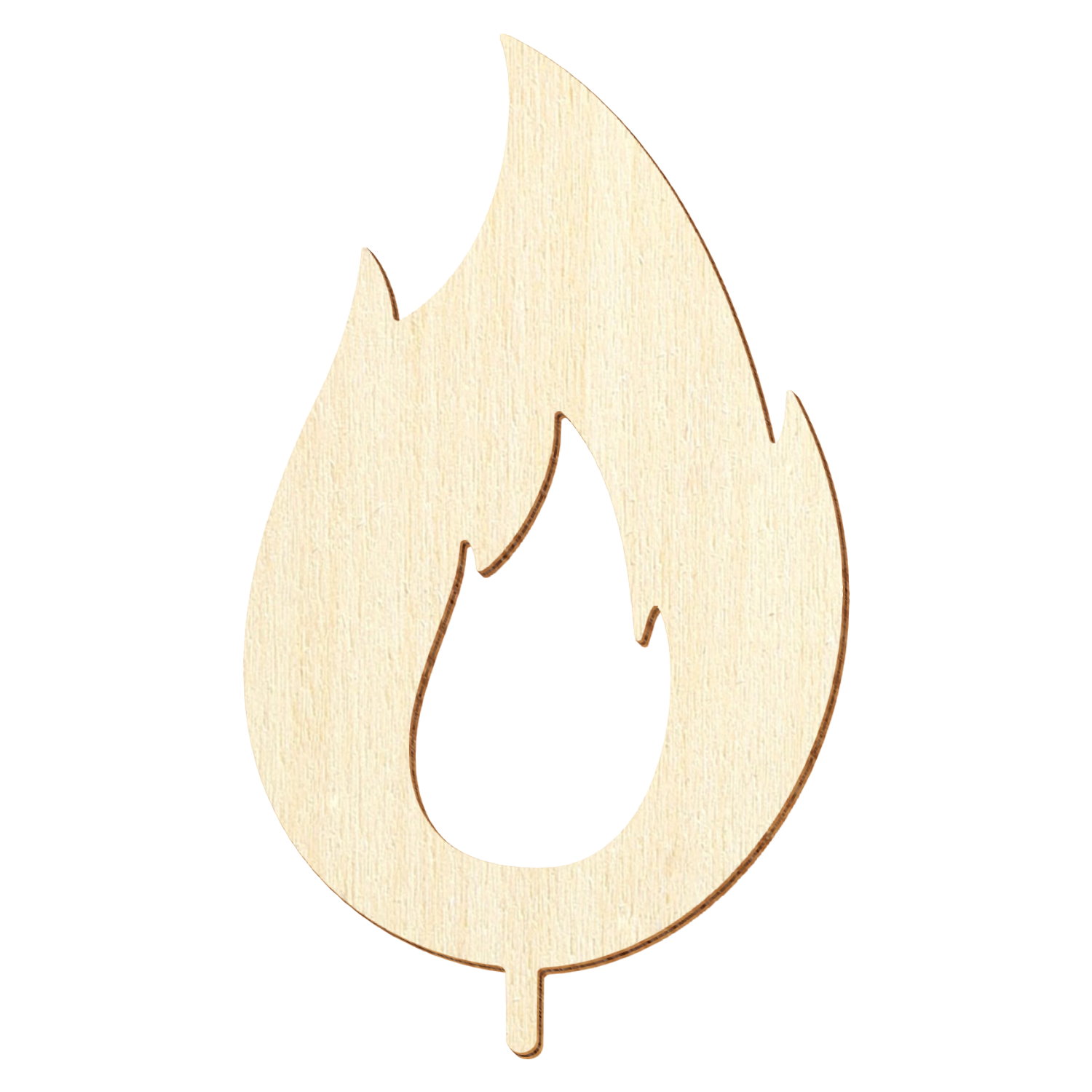Kerzenflamme V3 Holz Zuschnitt 5-50cm