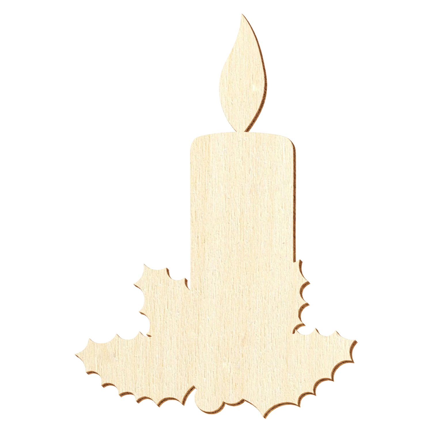 Kerze V2 Holz Zuschnitt 5-50cm