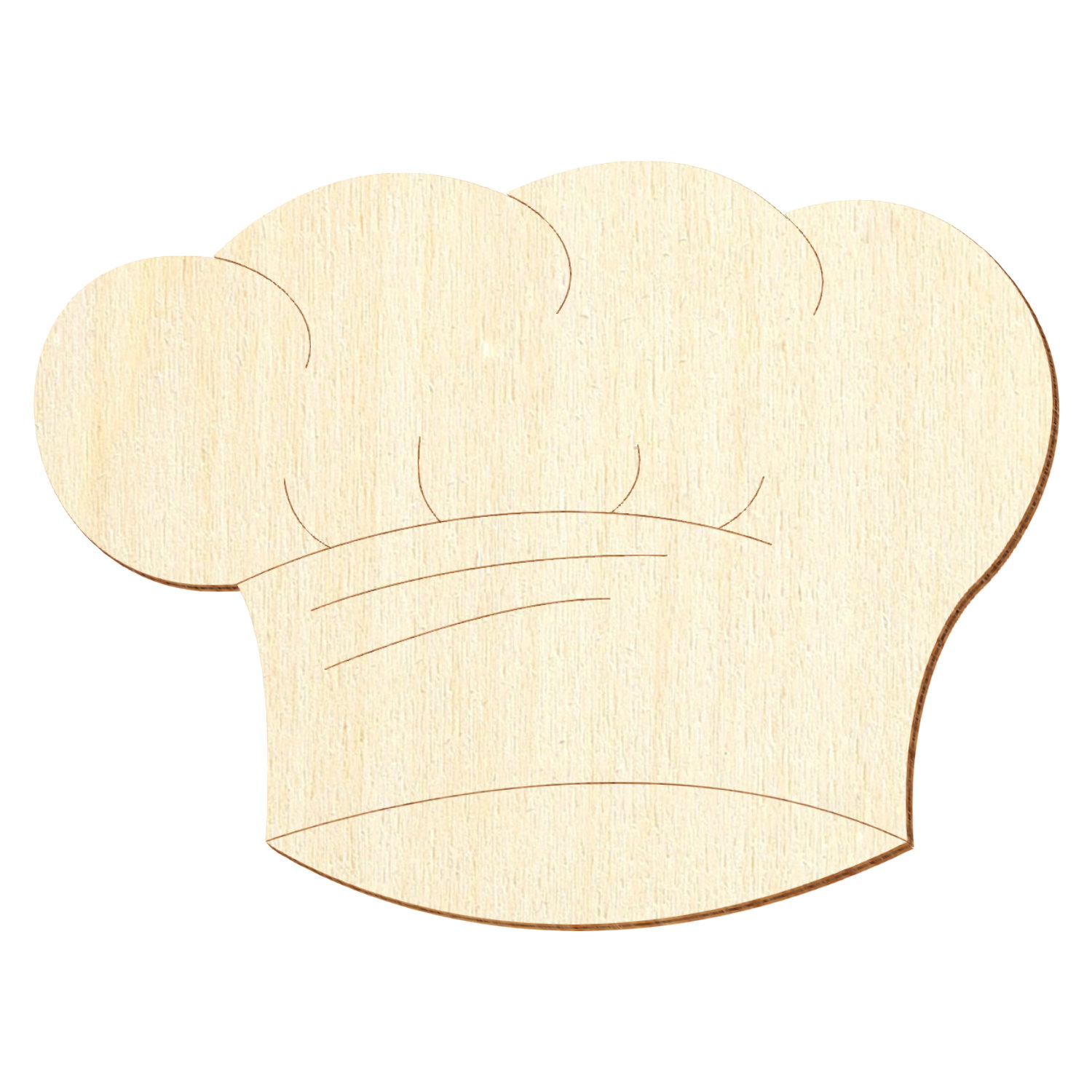 Kochmütze V1 Holz Zuschnitt 5-50cm