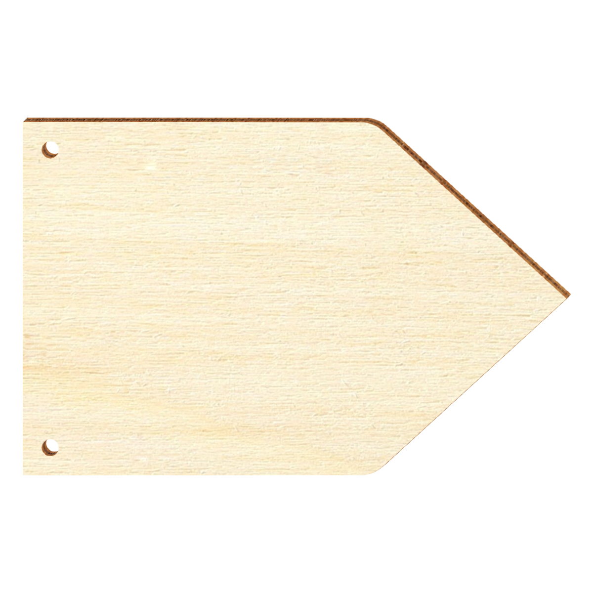 Wimpel V3 Holz Zuschnitt 5-50cm