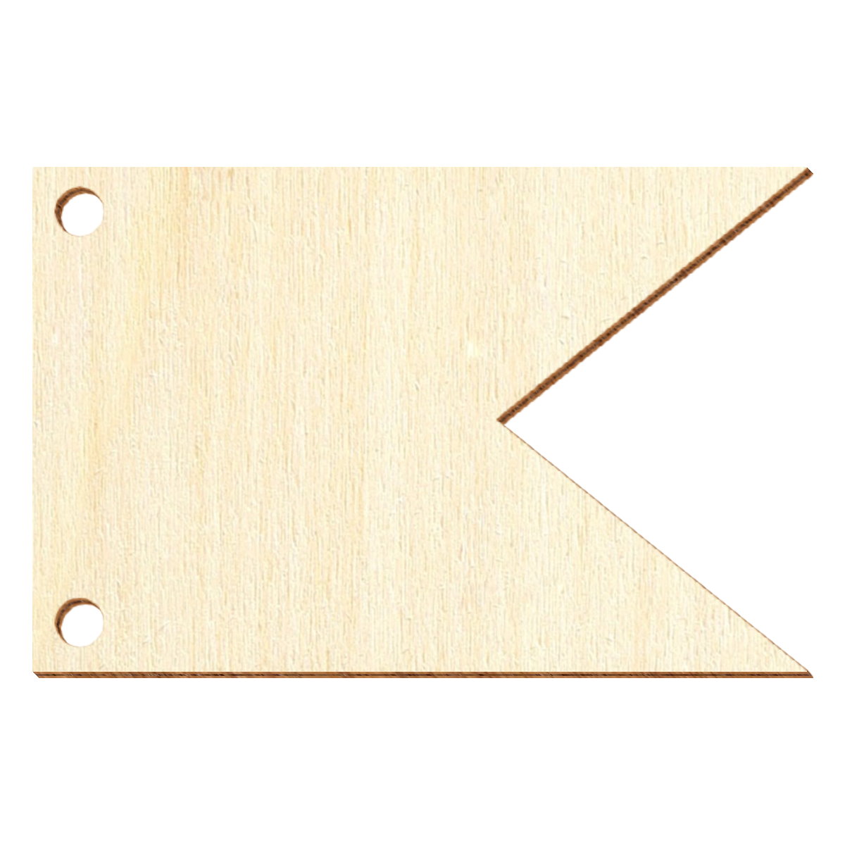 Wimpel V4 Holz Zuschnitt 5-50cm