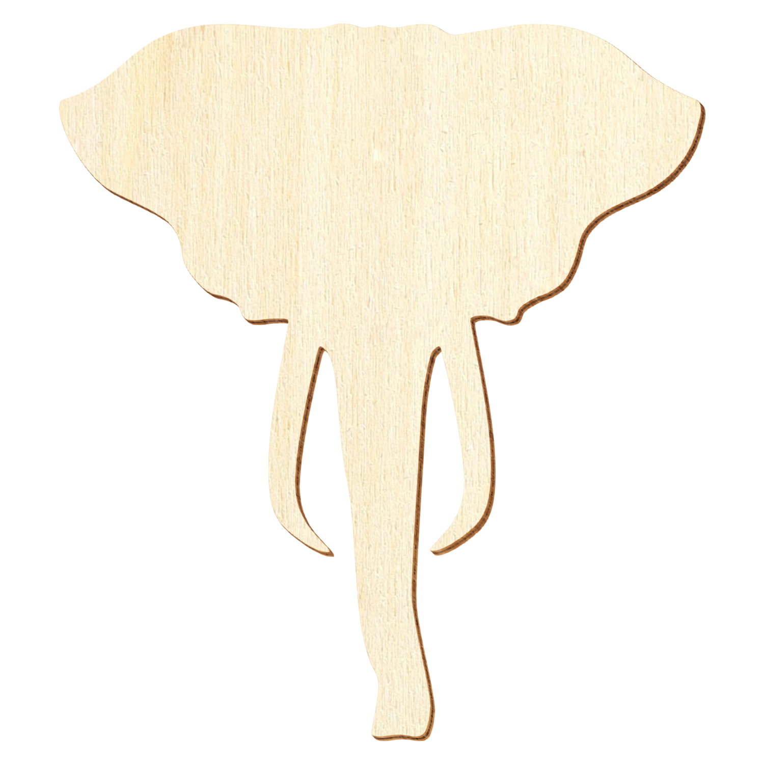 Elefantenkopf V1 Holz Zuschnitt 5-50cm