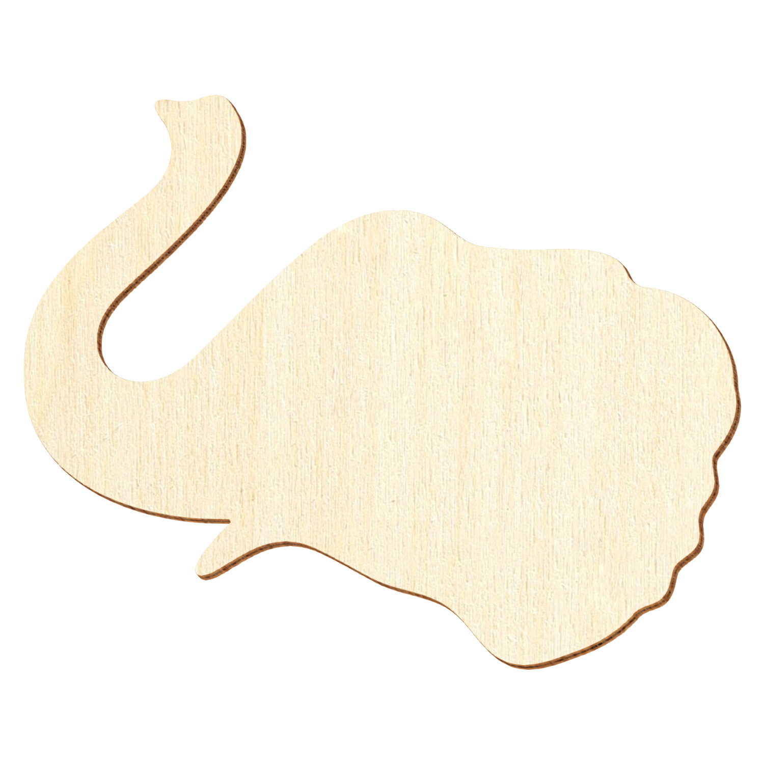 Elefantenkopf V2 Holz Zuschnitt 5-50cm
