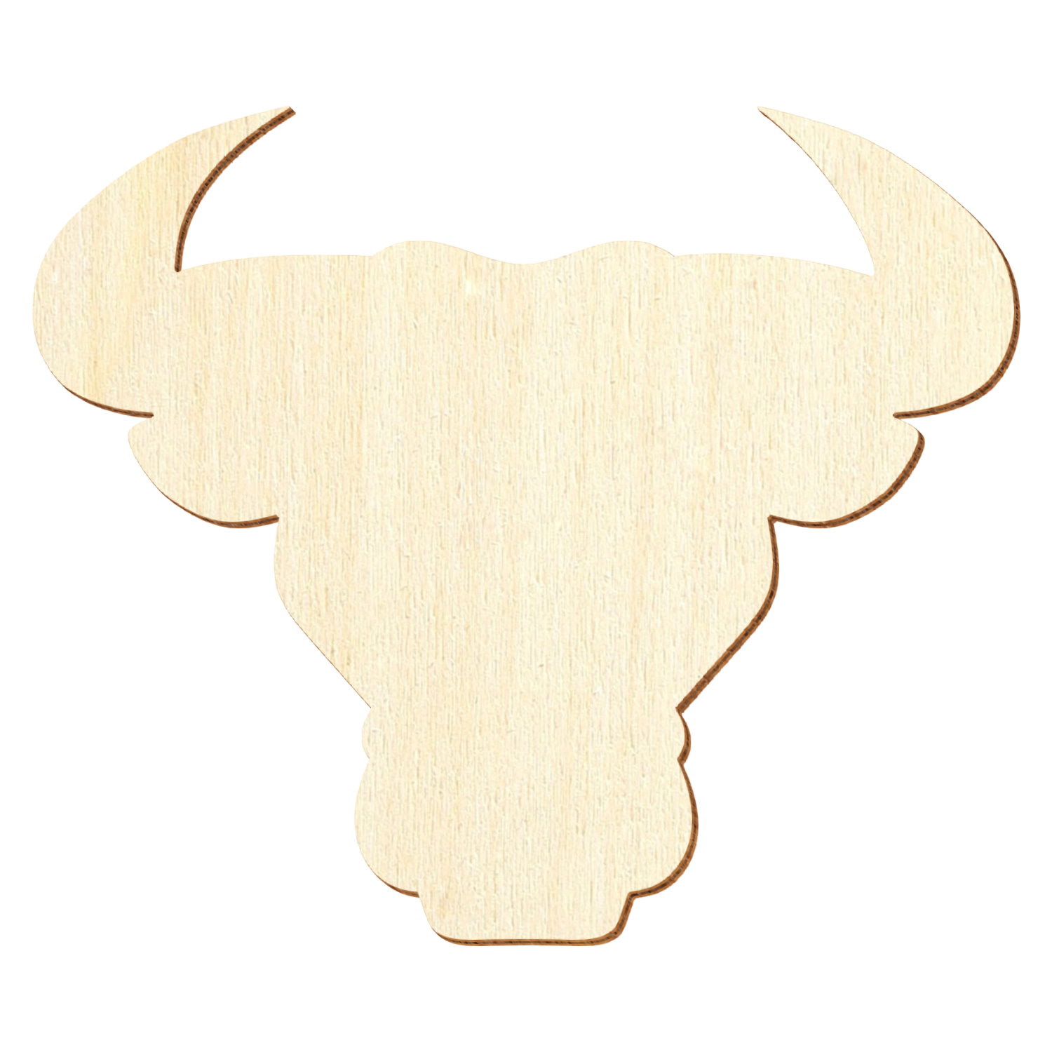 Bisonkopf Holz Zuschnitt 5-50cm